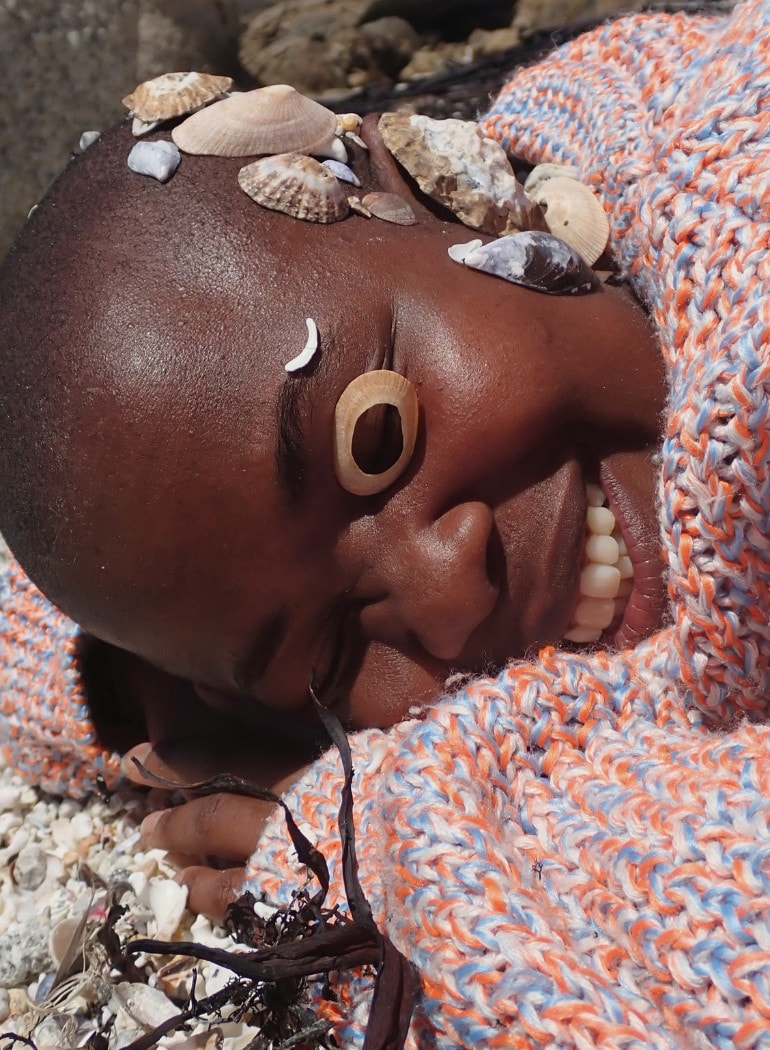 Zolani Mahola, one of South Africa's most famous singers, snorkels the Cape's kelp forests