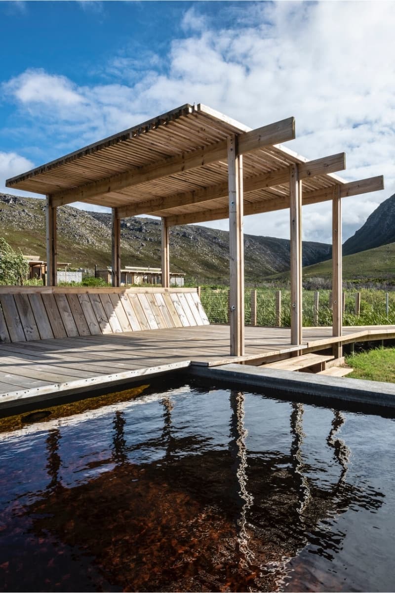 A natural swimming pool near the eco-cabins at Kogelberg Nature Reserve, Western Cape, South Africa